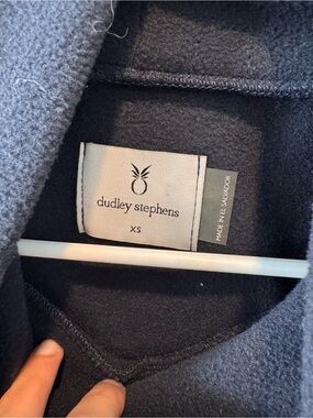 Dudley Stephens Black Fleece Pullover